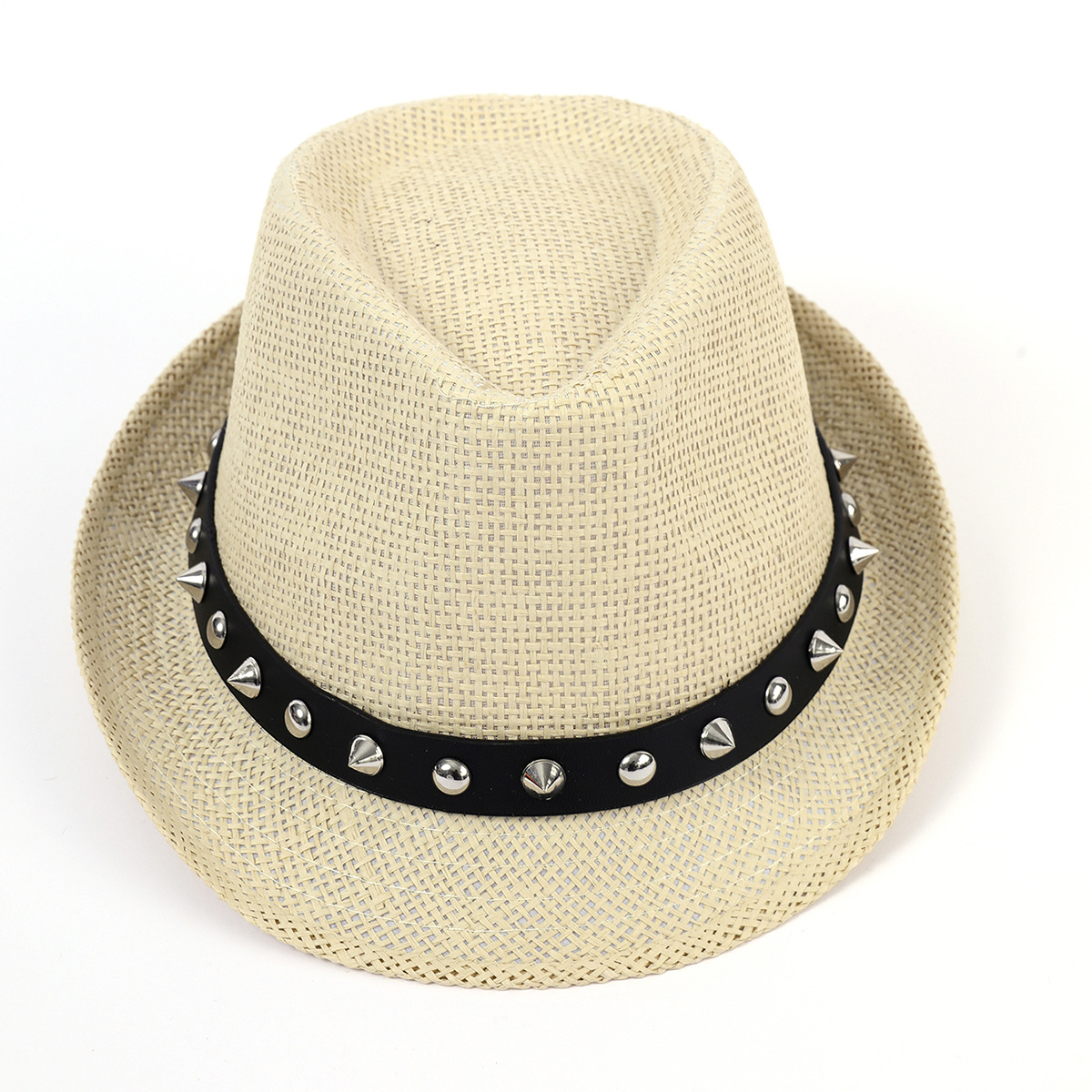 Estilo británico simple retro sombrero de paja verano de los hombres protección solar sombrero personalizado Top hip hop sombrero de playa Jazz pequeño Sombrero de Bolos