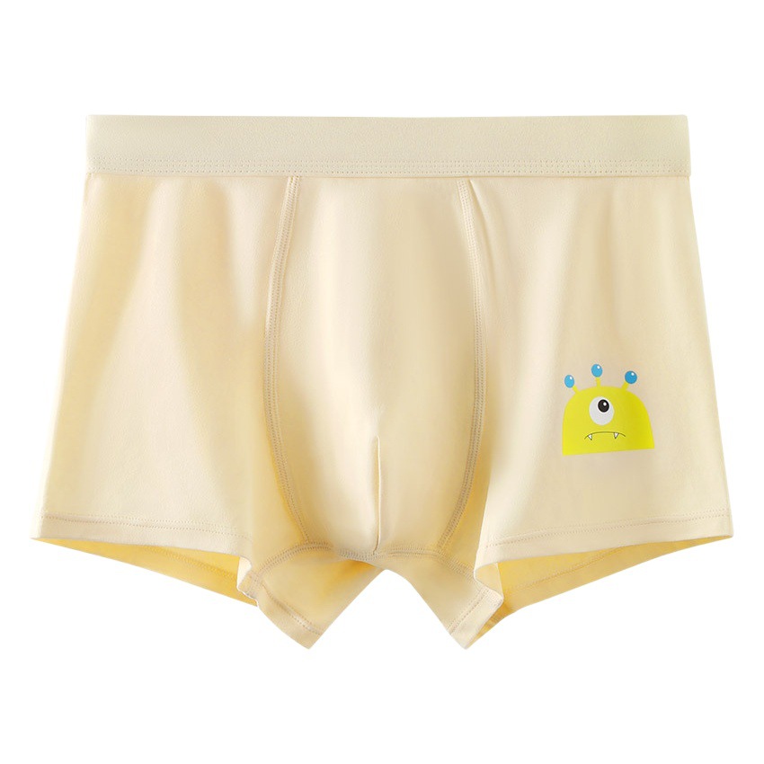 Ropa interior de los hombres de algodón puro antibacteriano entrepierna niños Boxer shorts cabeza más tamaño Boxer shorts ropa interior juvenil hombres al por mayor