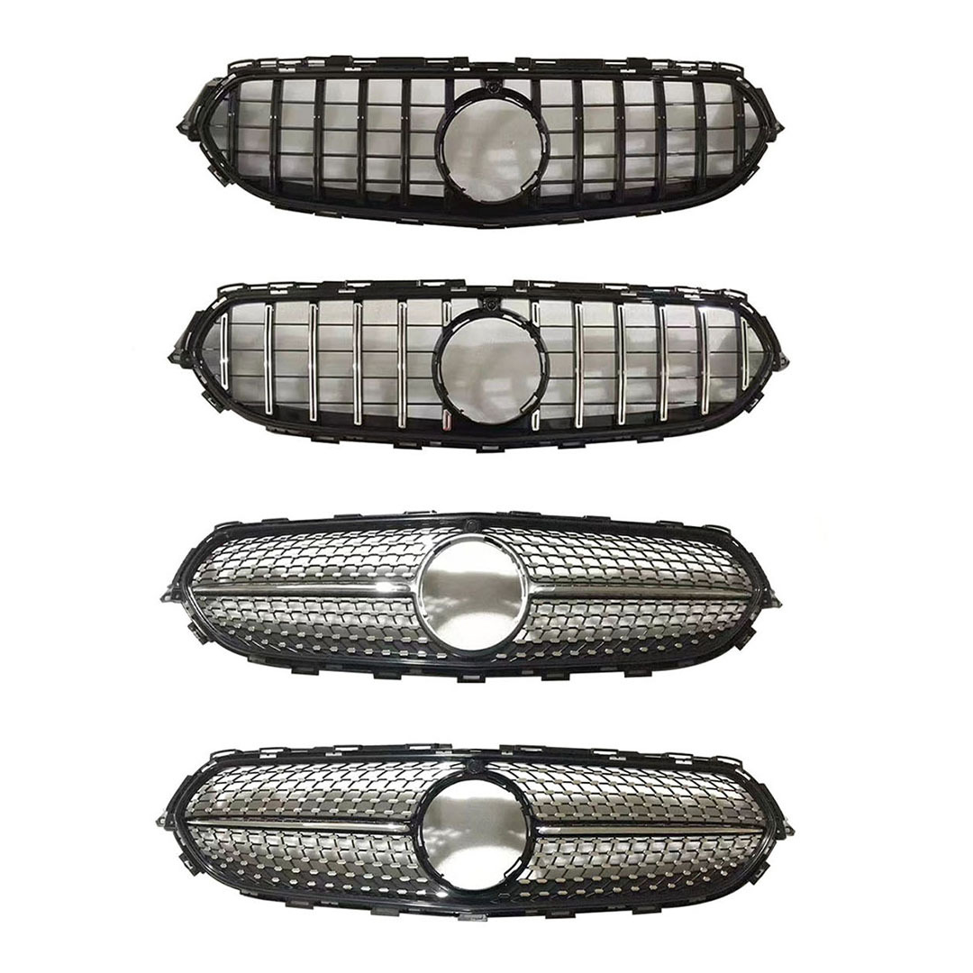 Suitable for 2021-2023 New Mercedes-Benz E-Class W213 Executive Version Modified Grille Gt Starry Front Bumper Air Intake Grille