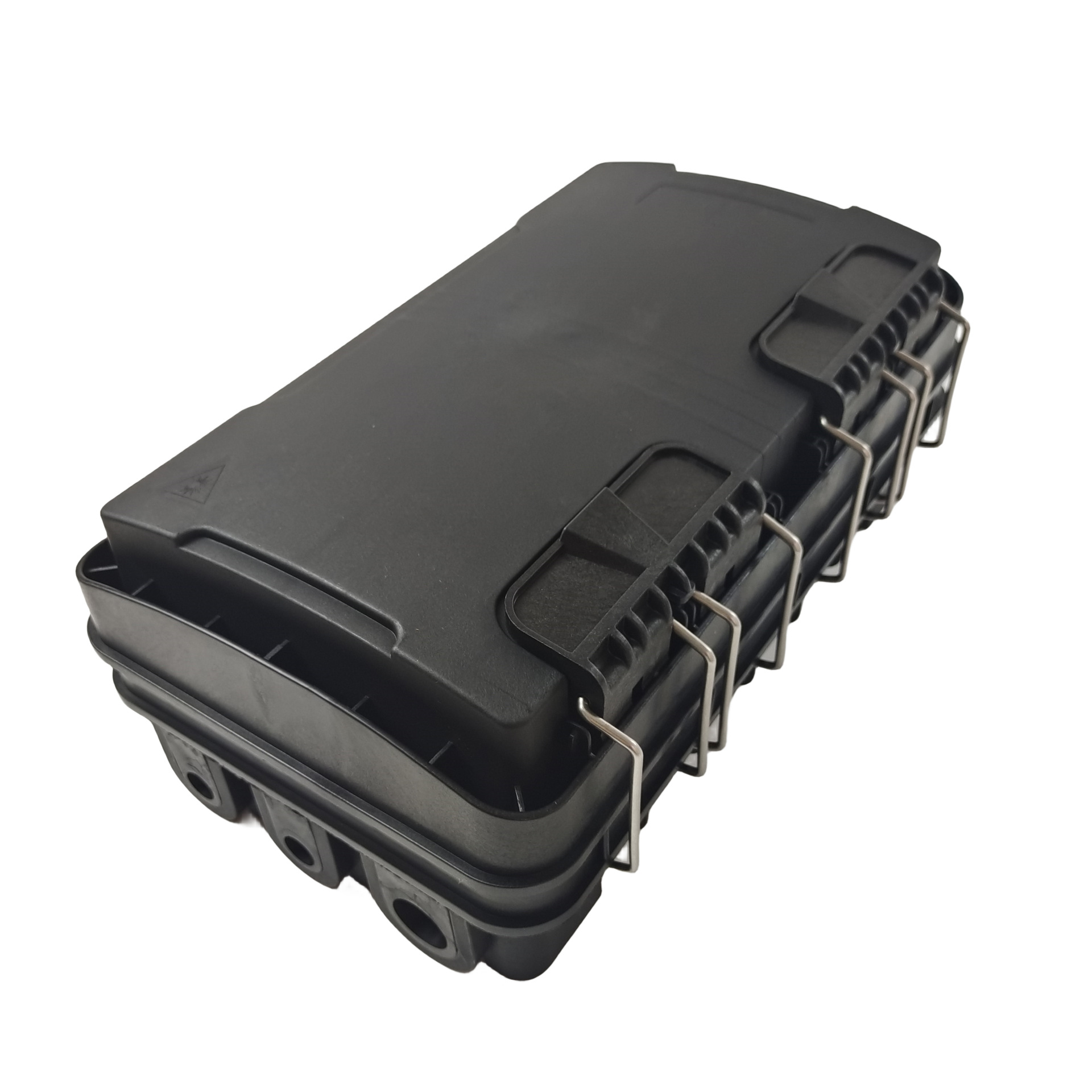 16芯FTTX光缆接头盒防水型光纤分纤箱FDB光纤分线盒黑色配电箱