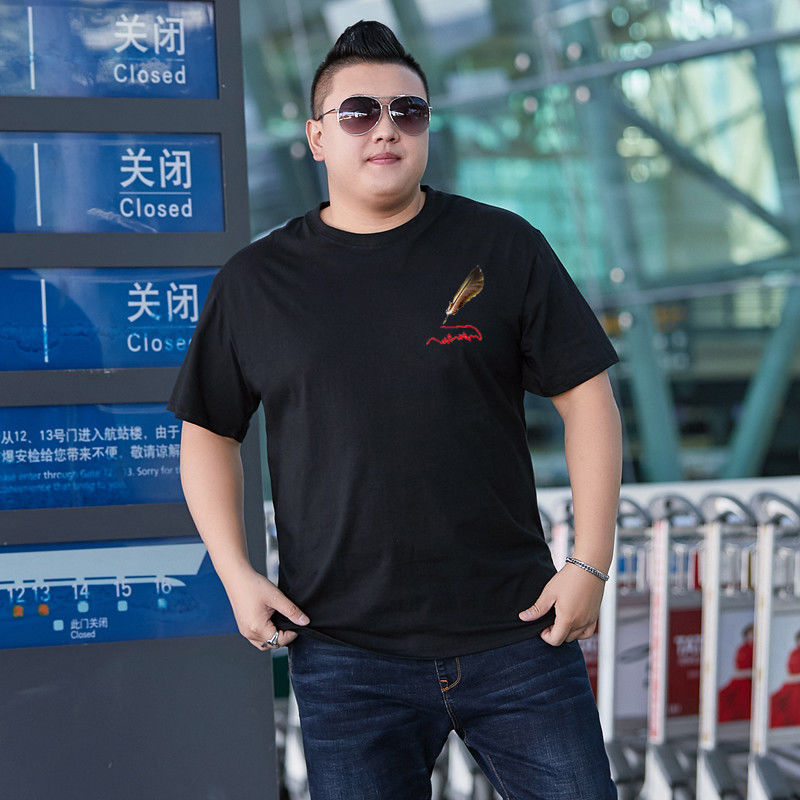 Extra large big short sleeve T-shirt