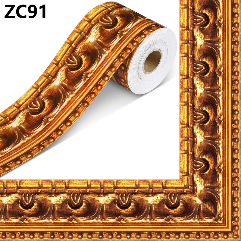 Imitation Picture Frame Wall Border Window Stickers for Beautifying and Decorating Store Event Scenes, Self-Adhesive Wall Stickers Imitation Picture Frame Wall Border Window Stickers for Beautifying and Decorating Store Event Scenes, Self-Adhesive Wall Stickers