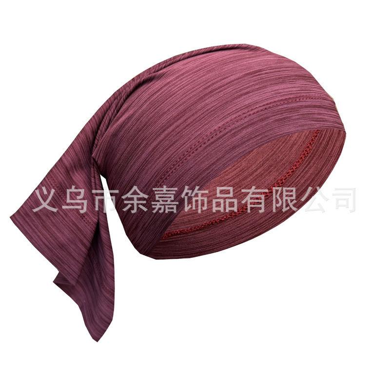 莫代尔单色马来西亚筒帽打底帽丝光棉男女式阿拉伯围脖小帽民族风|undefined