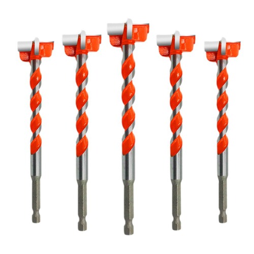 Woodworking hole opener alloy head extended hexagonal handle wind batch 18mm door keyhole wood board drilling and expansion drill bit