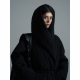 [Know a few] quilt lapel hooded long down M7692
