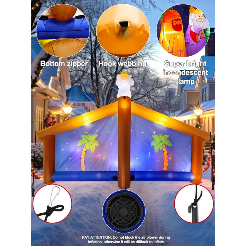 12.5FT+Christmas+Inflatable+Na