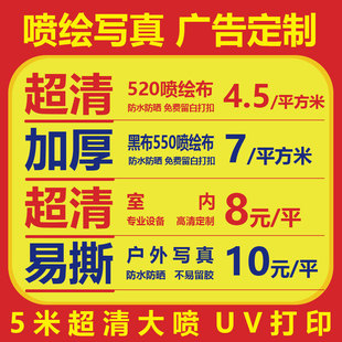 Outdoor High-Definition Inkjet Photo-Backed Spray-Painted Pp Paper Indoor Color-Printed-Backed Advertising Poster Light Box Cloth Production