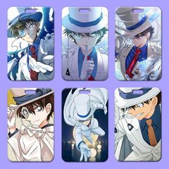 怪盜基德卡套批發塑料滑蓋學生校牌飯卡胸牌小卡通工作證卡套門禁