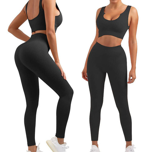  New Yoga Wear Spring and Autumn Gym Morning Run Professional Running Large Size Quick-Drying Clothes Summer Sports Suit for Women