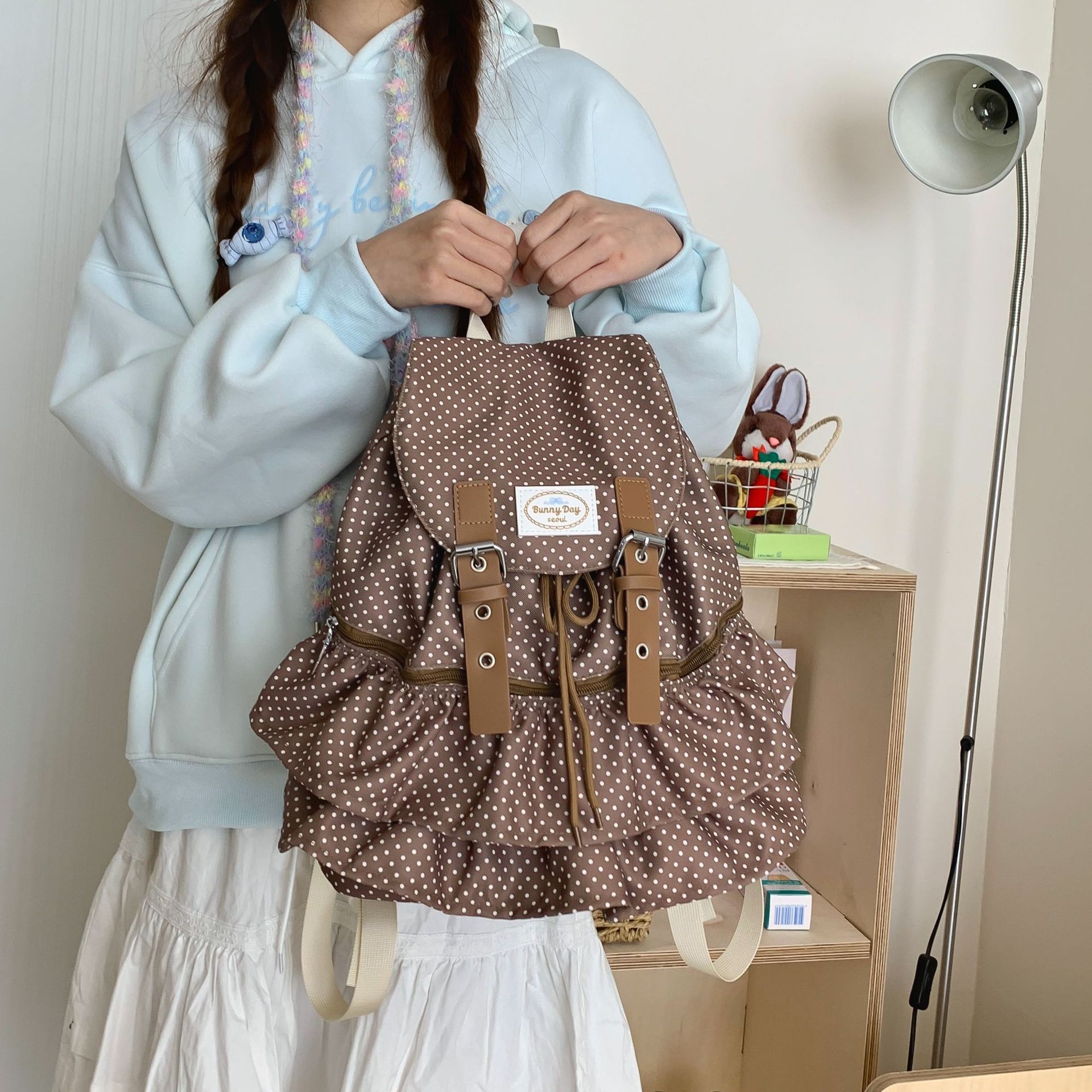 Mochila de dibujos animados para niños, mochila pequeña, 7 - 9 - 11 - 13 años, bolsas de moda para niños y niñas, color caramelo, ligero