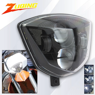 GAS double round convex mirror Motorcycle headlights, headlights