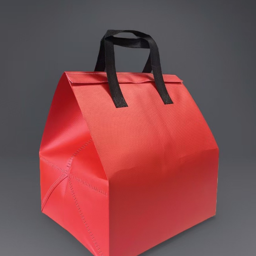 特大サイズの使い捨てアルミ箔の出前包装袋ケーキ袋の大サイズの丸いボウルの刺身の盛り合わせの出前保温袋