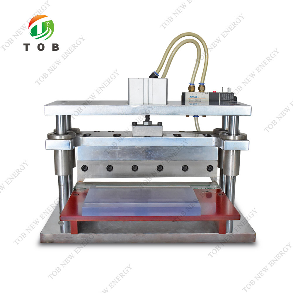 PEC-400铝塑膜冲坑后顶侧边修边机气动修边机锂电池实验设备