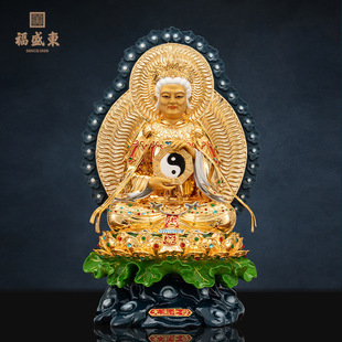 Bronze Statue of the Immortal Mother for Home Worship, the Immortal Mother of the Infinite, the Golden Mother of Yaohu, the Silent Mother