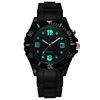 Sports silica gel watch, flashing dial, wholesale