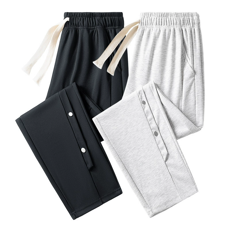 AliExpress японские свободные прямые брюки мужские простые эластичные повседневные брюки мужские домашние брюки спортивные брюки