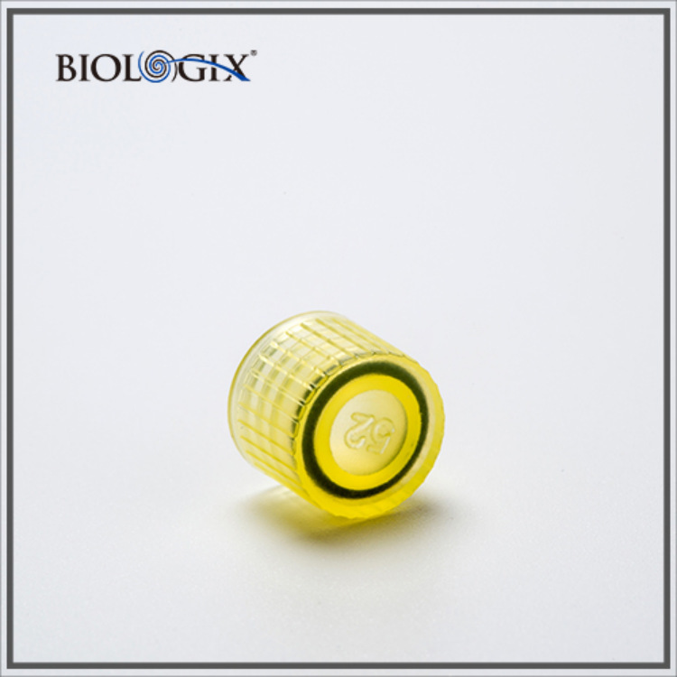 81-0004巴罗克黄色无酶螺口管盖500 个/盒，10盒/箱