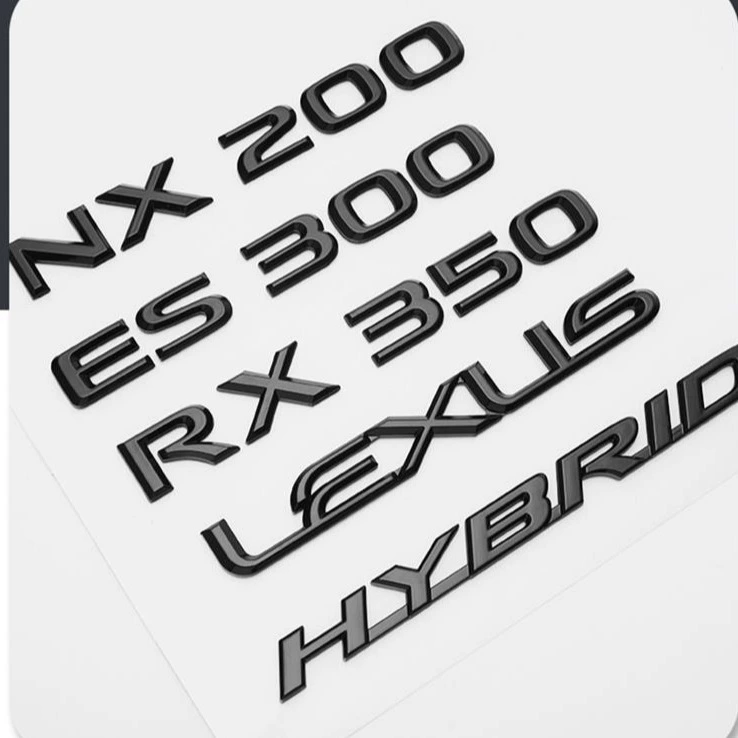 Применимо Lexus ES300h заднего знака Lexus UX260NXRX450 Алфавитная наклейка LSLM Модификация и модернизация