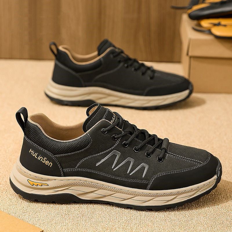 Cross-Border New Hiking Shoes, Fashionable Sports Men's Shoes, Trendy Men's Outdoor Hiking Shoes, Comfortable Casual Workwear Men's Shoes