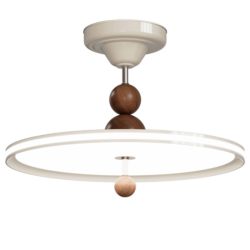 Luz de techo del dormitorio francés crema viento 2026 nuevo dormitorio de alto nivel luces de estudio platillos voladores luz de techo 293L