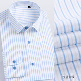 Sọc xanh nhạt - Dài tay - Cổ vuông 206