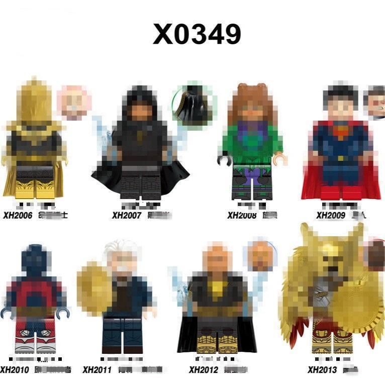 Foreign Trade Goods X0349 Super Movie Series Educational Assembled Building Blocks Minifigure Toys Opp Bag