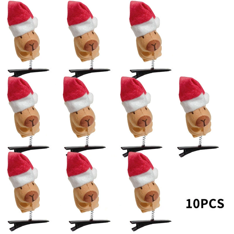 Трансграничный новый Капибара пружинная заколка для волос мультфильм милый и очаровательный Капибара аксессуары для волос оптом