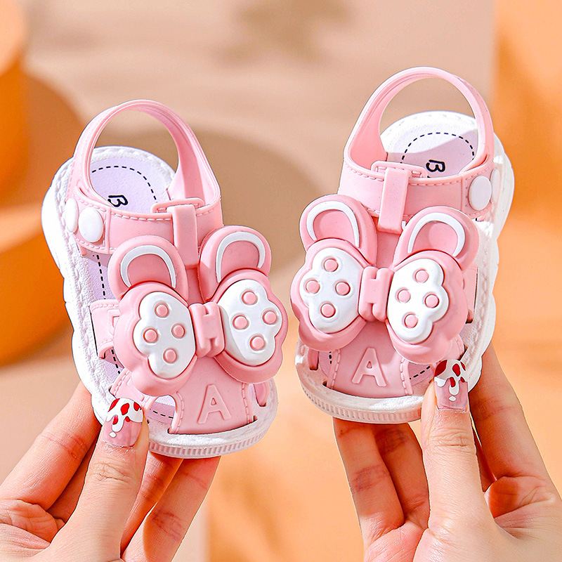 Sandalias para bebés verano para niños, mariposas antideslizantes para niñas, zapatos para bebés 1 - 2 - 3 años de edad, verano nuevo