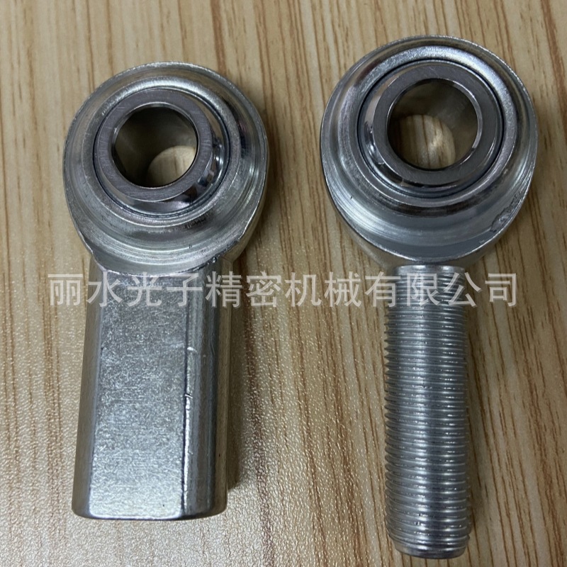 外螺纹杆端关节轴承钢对钢自润滑万向关节轴承1214改装