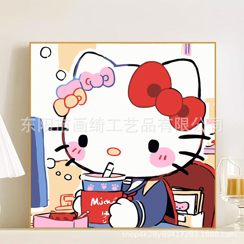 R123 / 20*20CM(画笔+颜料+绷好内框）