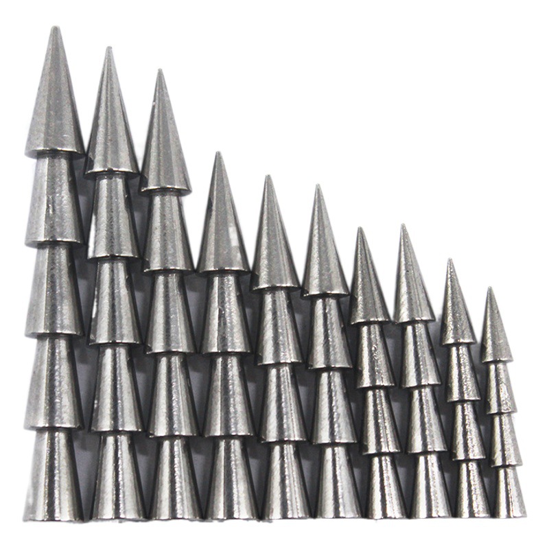 Yuyue Luya cebo Neko grupo de pesca de tungsteno enchufe de acero de plomo fideos gusano cebo suave contrapeso tungsteno aguja de acero accesorios de enchufe de acero al por mayor