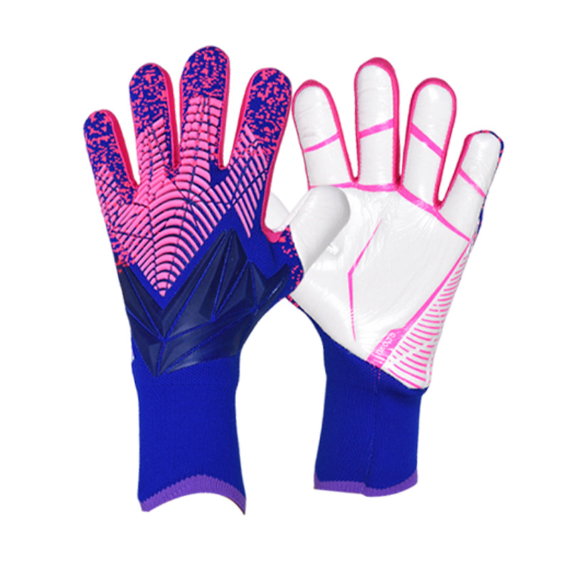 Venta al por mayor Falcon fútbol profesional adulto látex sin dedos transpirable resistente al desgaste engrosado guantes de portero