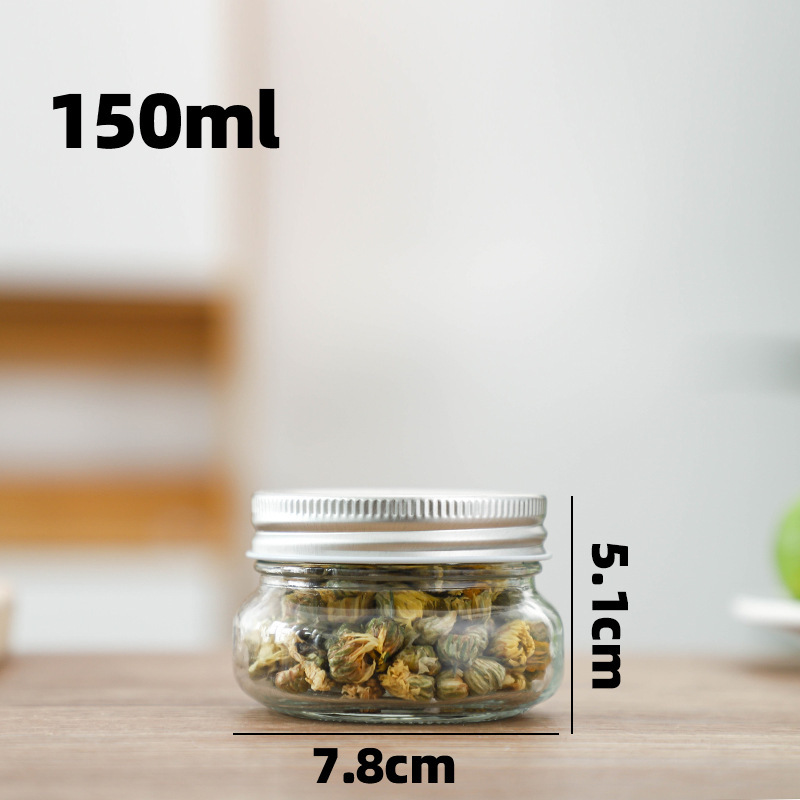玻璃密封储物罐方圆瓶梅森罐玻璃果酱瓶水果罐头瓶酱菜玻璃瓶|undefined