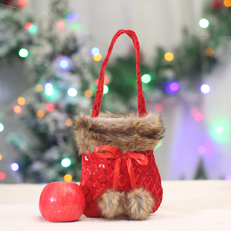 クリスマス装飾品リンゴ袋小プレゼント袋平安夜キャンディギフトバッグ平安果包装箱卸売り|undefined