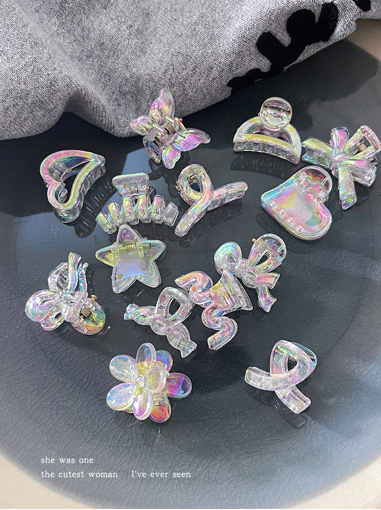 Farbige kleine Haarspange für Frauen Prinzessin Haaraccessoire 2024 neue Seitenpony-Haarspange Haarspange Haarschmuck.
