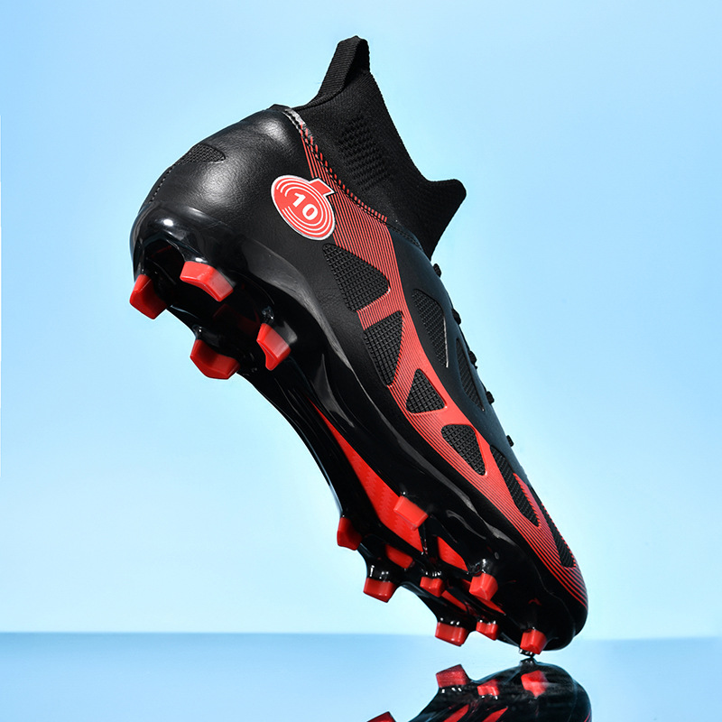 Nuevos zapatos de fútbol transfronterizos de entrenamiento profesional zapatos de fútbol de clavos largos comercio exterior zapatos de fútbol de tamaño grande hombres en stock