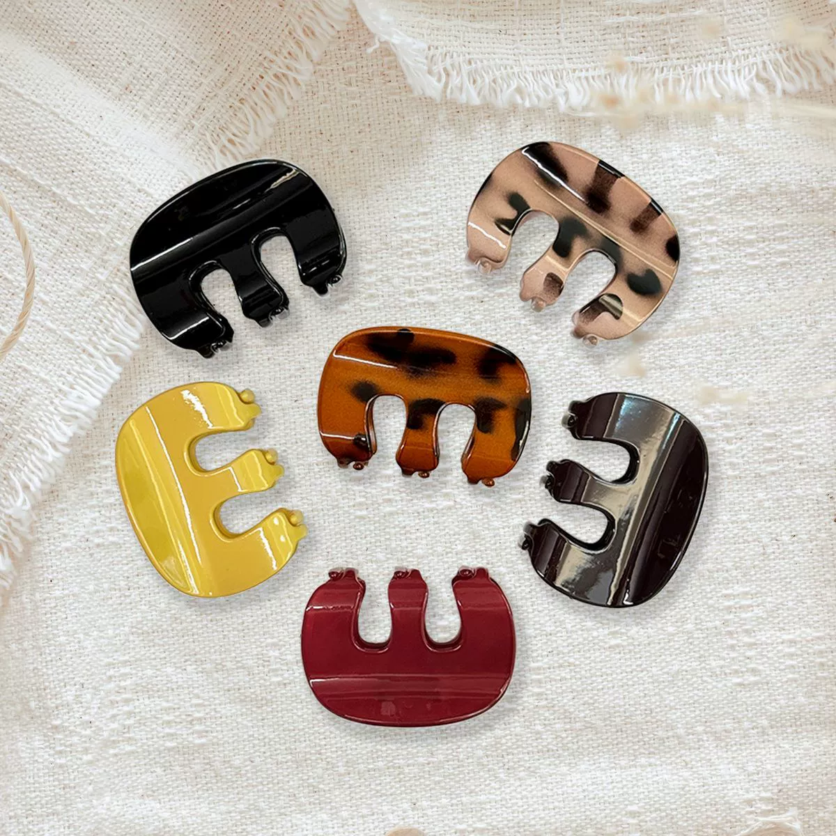 Заколка для волос во французском стиле, заколка-«крокодил», элегантная заколка для женщин, большая заколка для затылка, заколка для прически «полу-пончо», в форме буквы, с росписью.