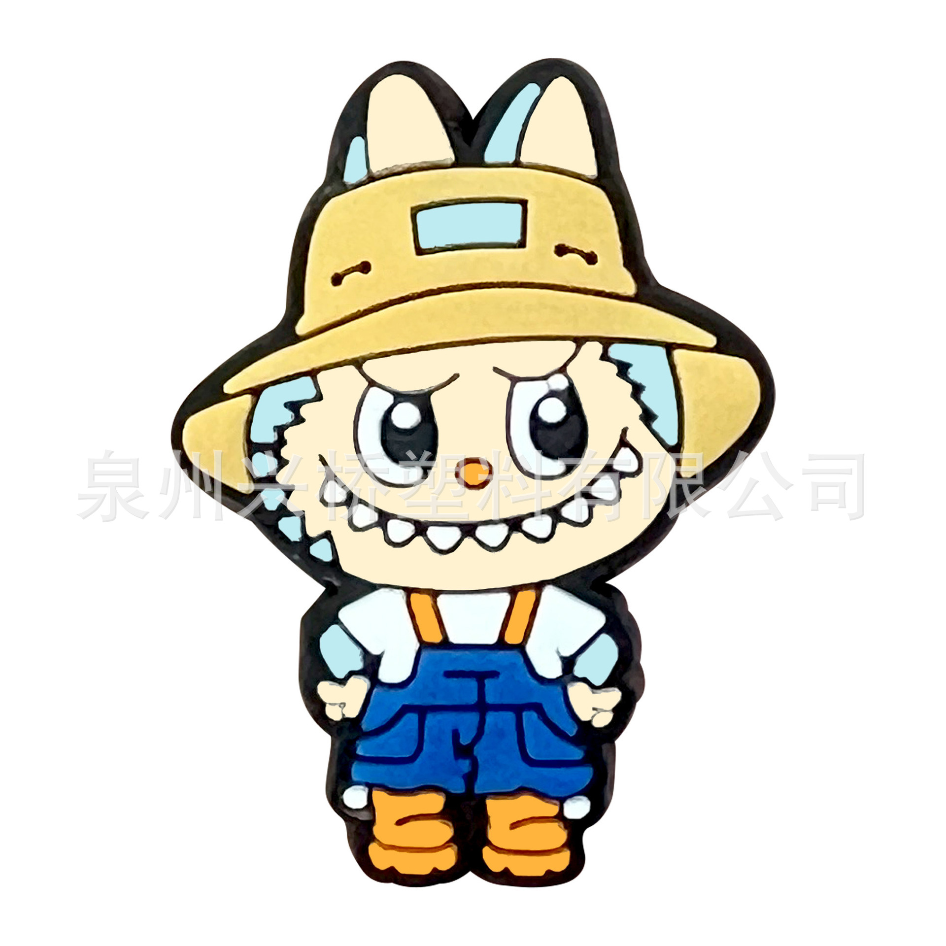 Labubu クロスボーダークロックス diy アクセサリーかわいい PVC ソフトゴム装飾バックル卸売クロックス靴アクセサリー