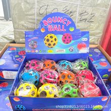 大号9cm直径月球石高弹力实心PU弹力球幼儿宝贝手拍玩具球解压球