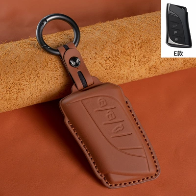 Car key bag, Lexus key case es200260 - type-e-amber-brown-3-keys