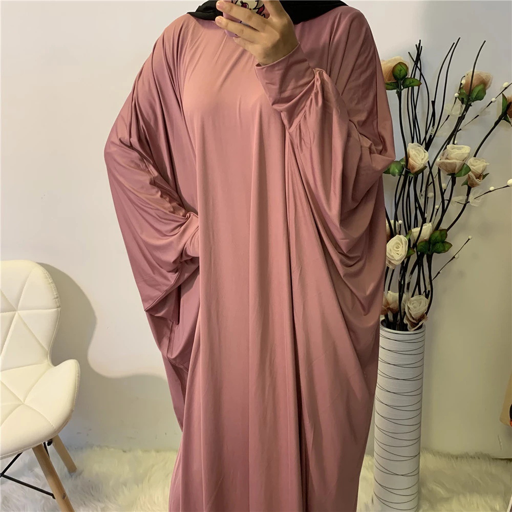 Women's Clothing Effortless Batwing Sleeve Dress, Solid Color Casual Shift Dress For Women_ecoleips.com