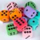 Bubble Big Dice Pressure Ball Blank Slate Board Game Dice for Anxiety Relief For Party Educational Gift