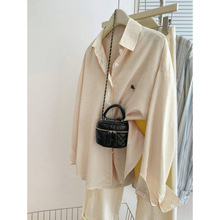 N 38555 Off-shoulder Striped Shirt һ�ּ����Ƴ����羳��