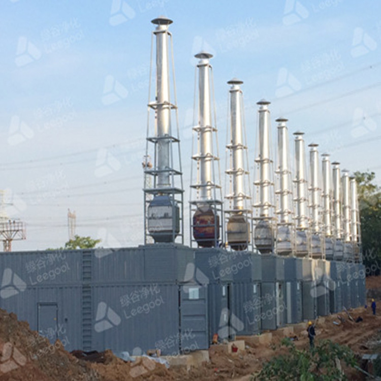 1MW内燃机脱硝 MAN发电机 分布式能源发电机脱硝 脱硝效率达标%