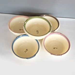 New Double Color Matching Round Basin Solid Color Resistant to Falling Laundry Wash Basin Kitchen Sink Student Dormitory Plastic Basin