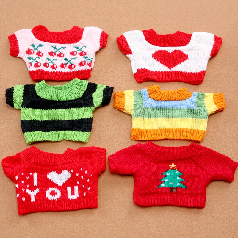 Doll Accessories 30cm Little Bear Replacement Sweater Cotton Doll Clothes Plush Toy Teddy Bear Sweatshirt Wholesale Doll Accessories 30cm Little Bear Replacement Sweater Cotton Doll Clothes Plush Toy Teddy Bear Sweatshirt Wholesale