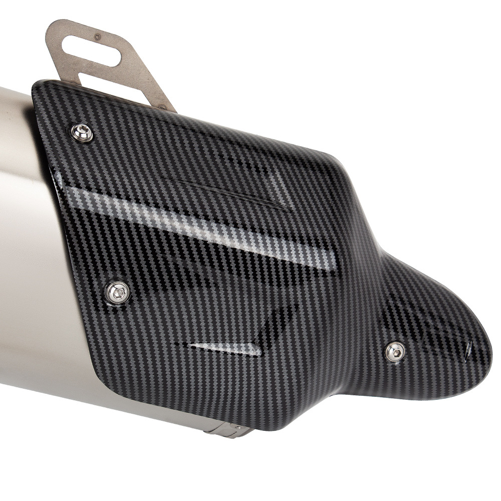 Universal Motorcycle Exhaust Pipe Modification Ninja400 R6 Cbr500 S7 Full Carbon Fiber Large Displacement Tailpipe