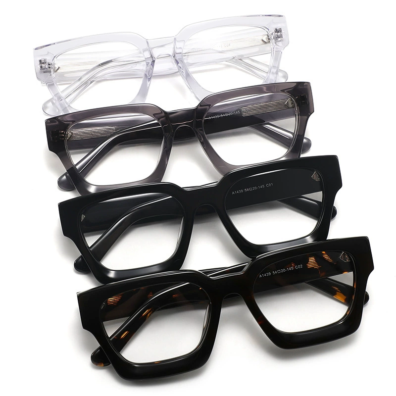 Classic square retro glasses, (Cross-border trading), Amazon