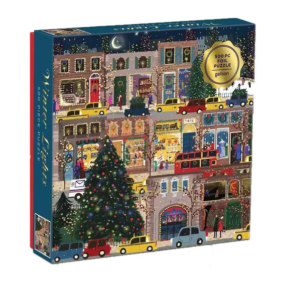 galison Spring Street Volleyball Junior Neighborhood Autumn 1000 Pieces 500 Pieces Puzzle New High-end Decoration