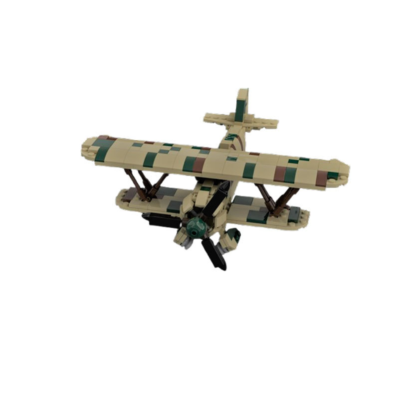 Avion de simulation blocs de construction jouet éducatif_voghion.com